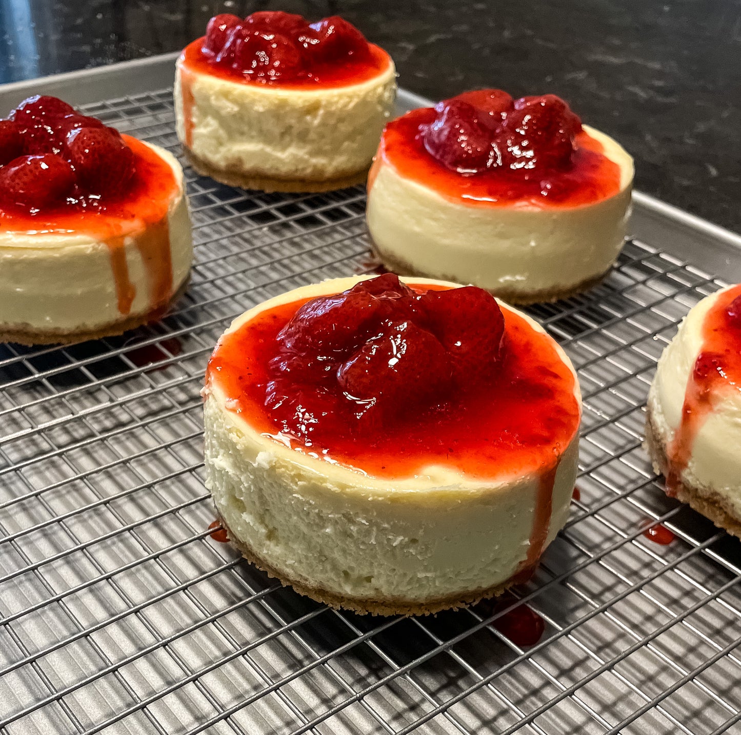 Classic Strawberry Cheesecake