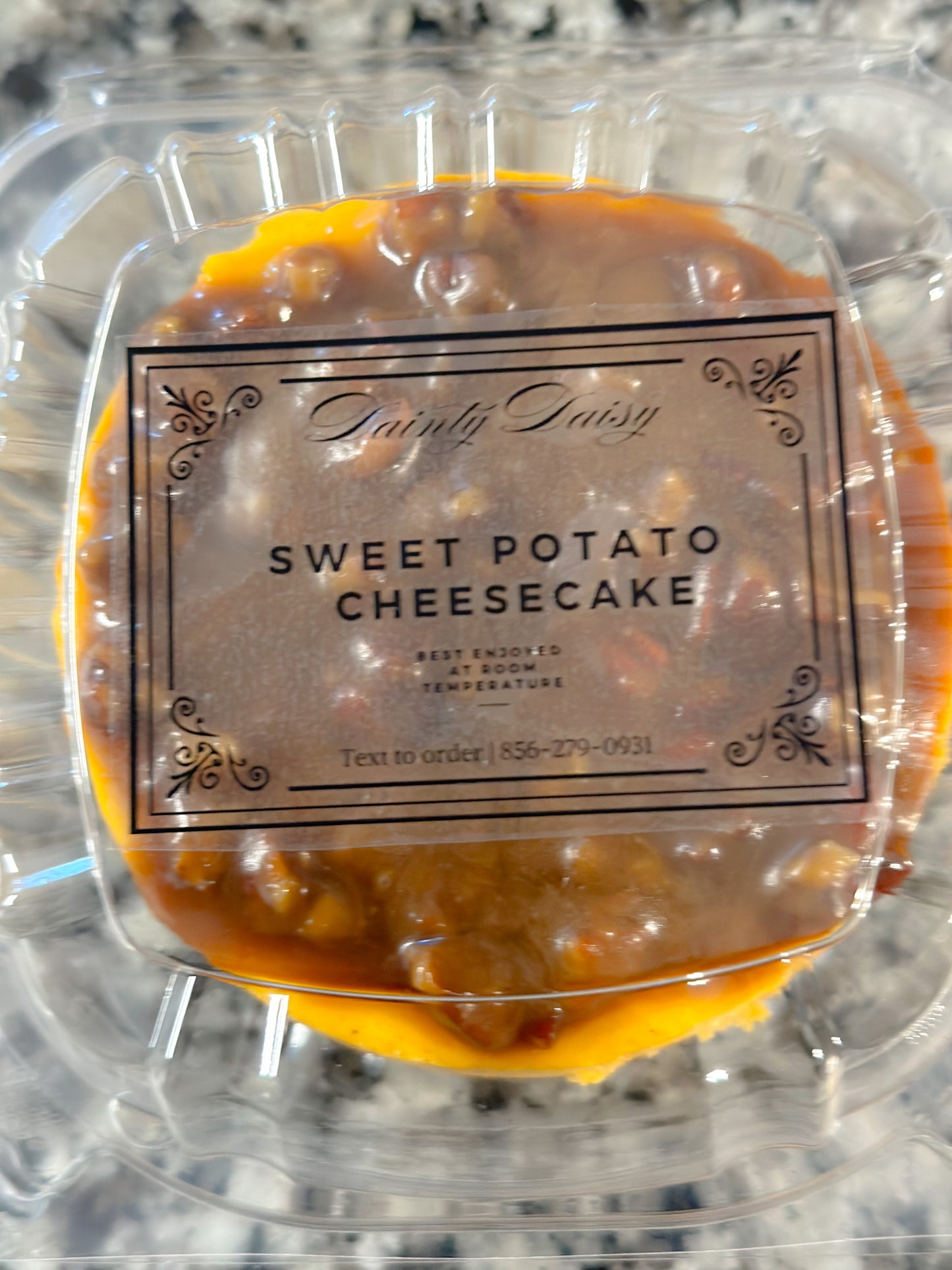 Sweet Potato Pecan Cheesecake