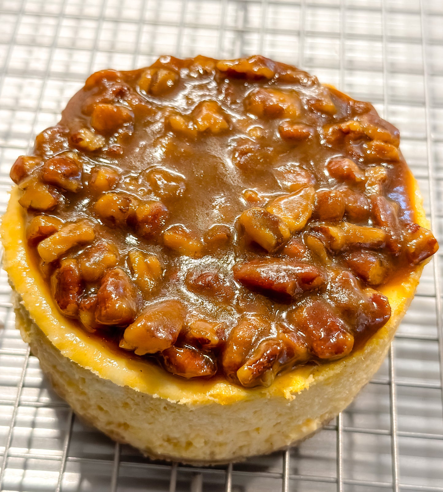 Sweet Potato Pecan Cheesecake